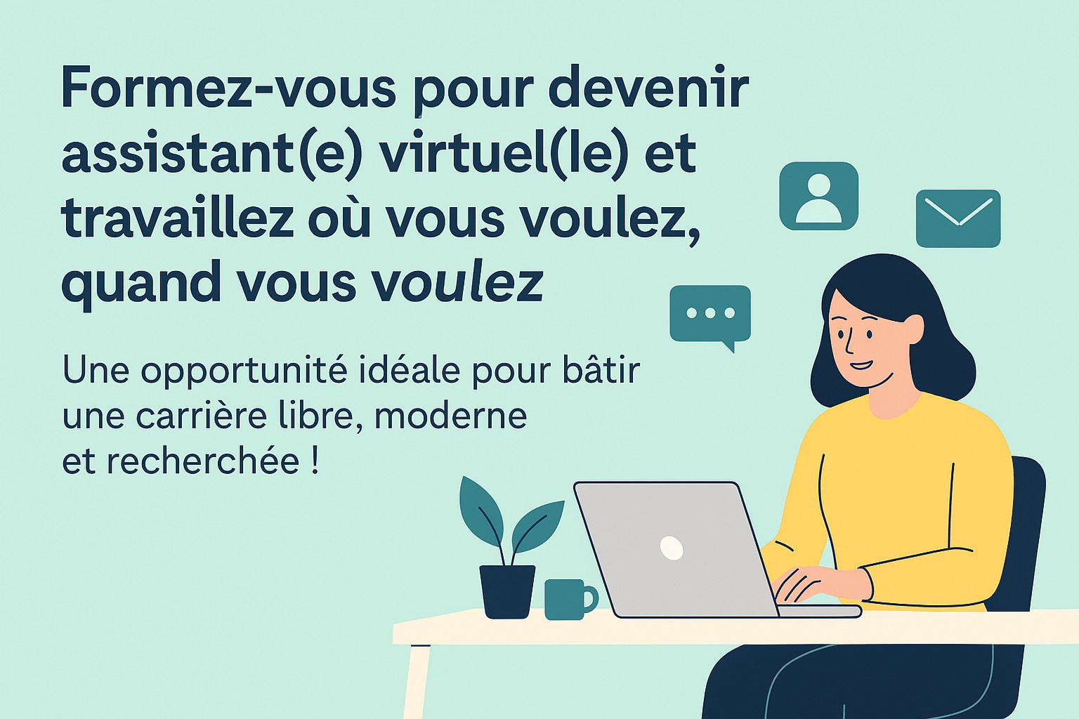 Devenez assistant(e) virtuel(le) : Apprenez le secrétariat bureautique