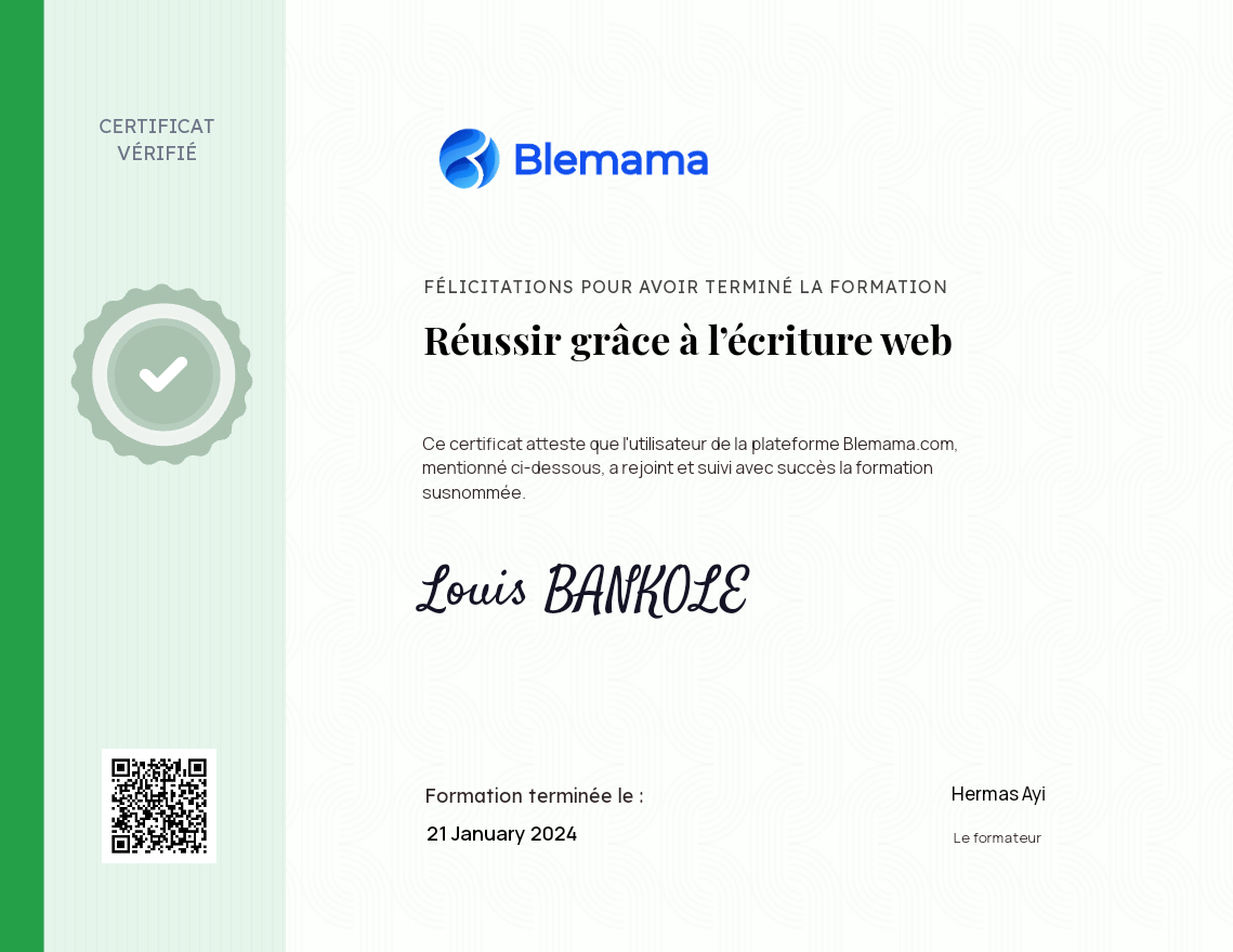 Réussir grâce à l’écriture web
