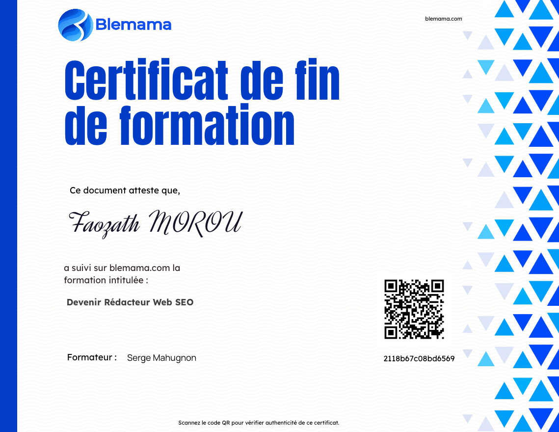 Devenir Rédacteur Web SEO